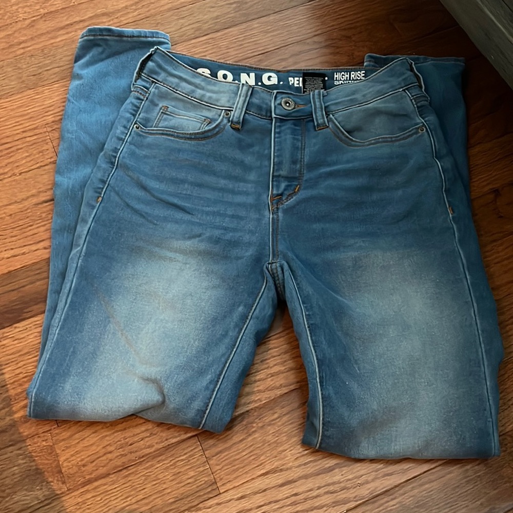 S.O.N.G perfect high rise skinny ankle jeans. size 0/24